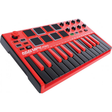 Clavier maître Akai MPKMINI2RED Clavier maître Akai MPKMINI2RED