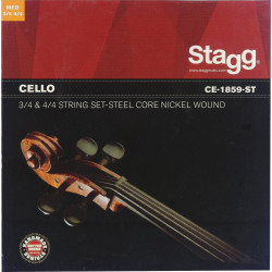 Cordes pour violoncelle Stagg CE-1859-ST