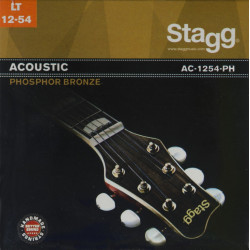 Cordes pour guitares acoustiques Stagg AC-1254-PH