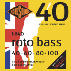 Cordes pour basses Rotosound RB40 Roto Bass
