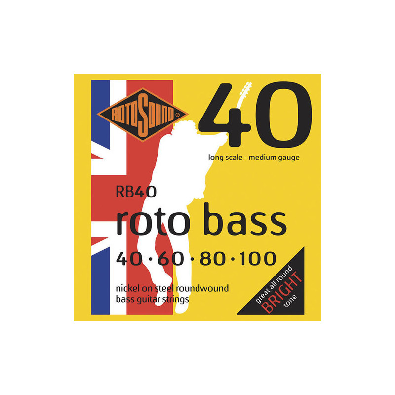 Cordes pour basses Rotosound RB40 Roto Bass